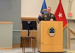 DLA Troop Support Commander Army Brig. Gen. Eric P. Shirley hosted his first town hall June 25, 2021 in Philadelphia, Pa. During the event Shirley discussed his priorities and vision for leadership, including mission accomplishment and everyday enterprise excellence.