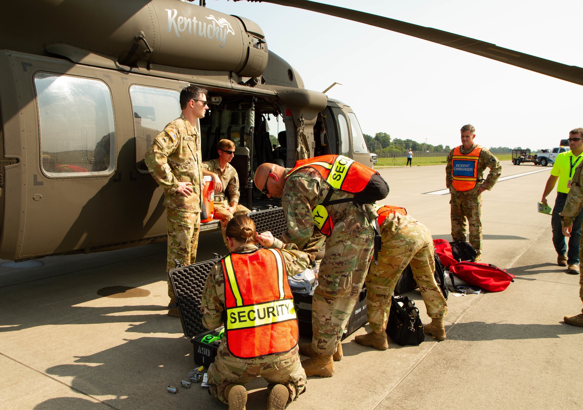 Crash exercise at Blue Grass Airport