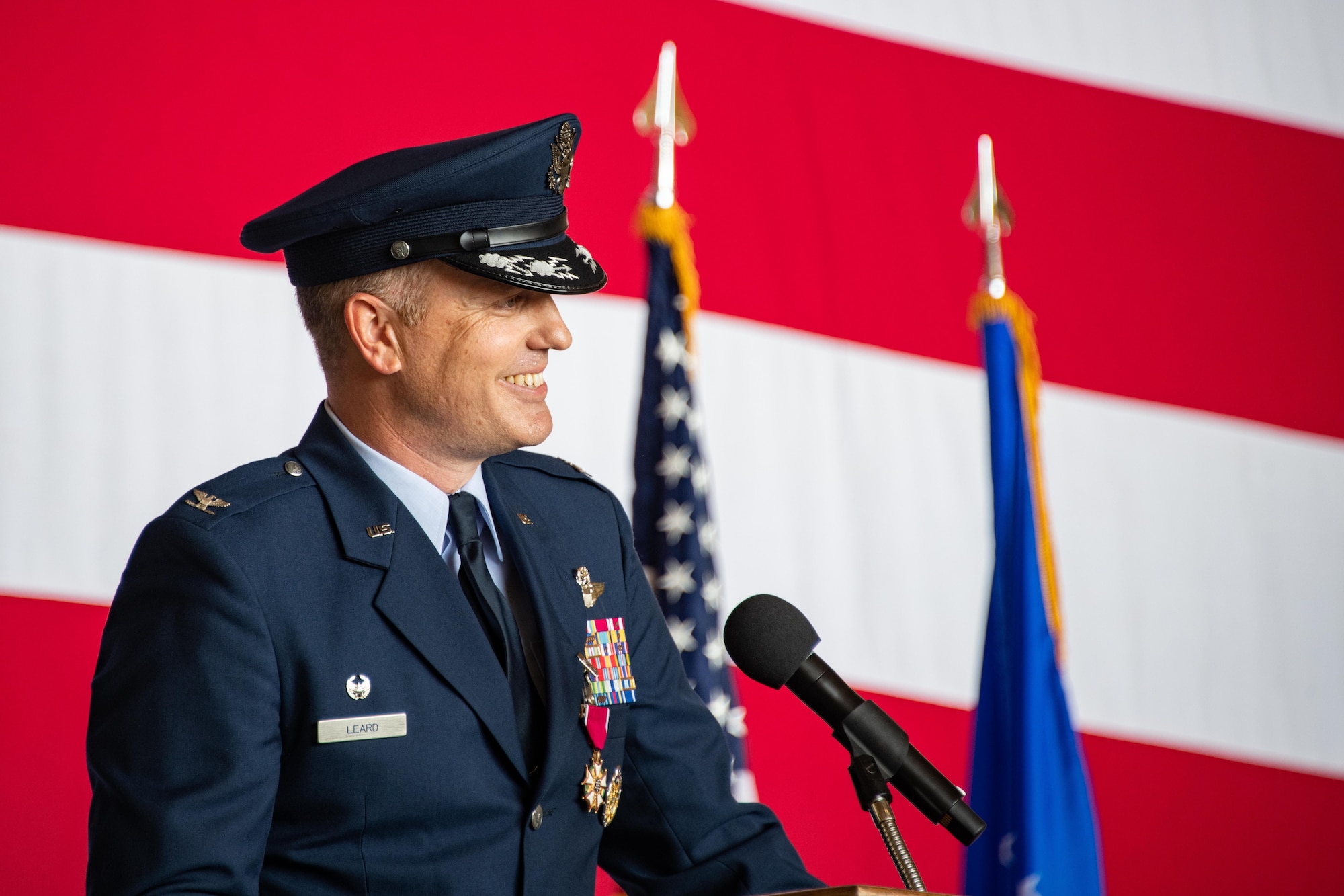 97th AMW change of command