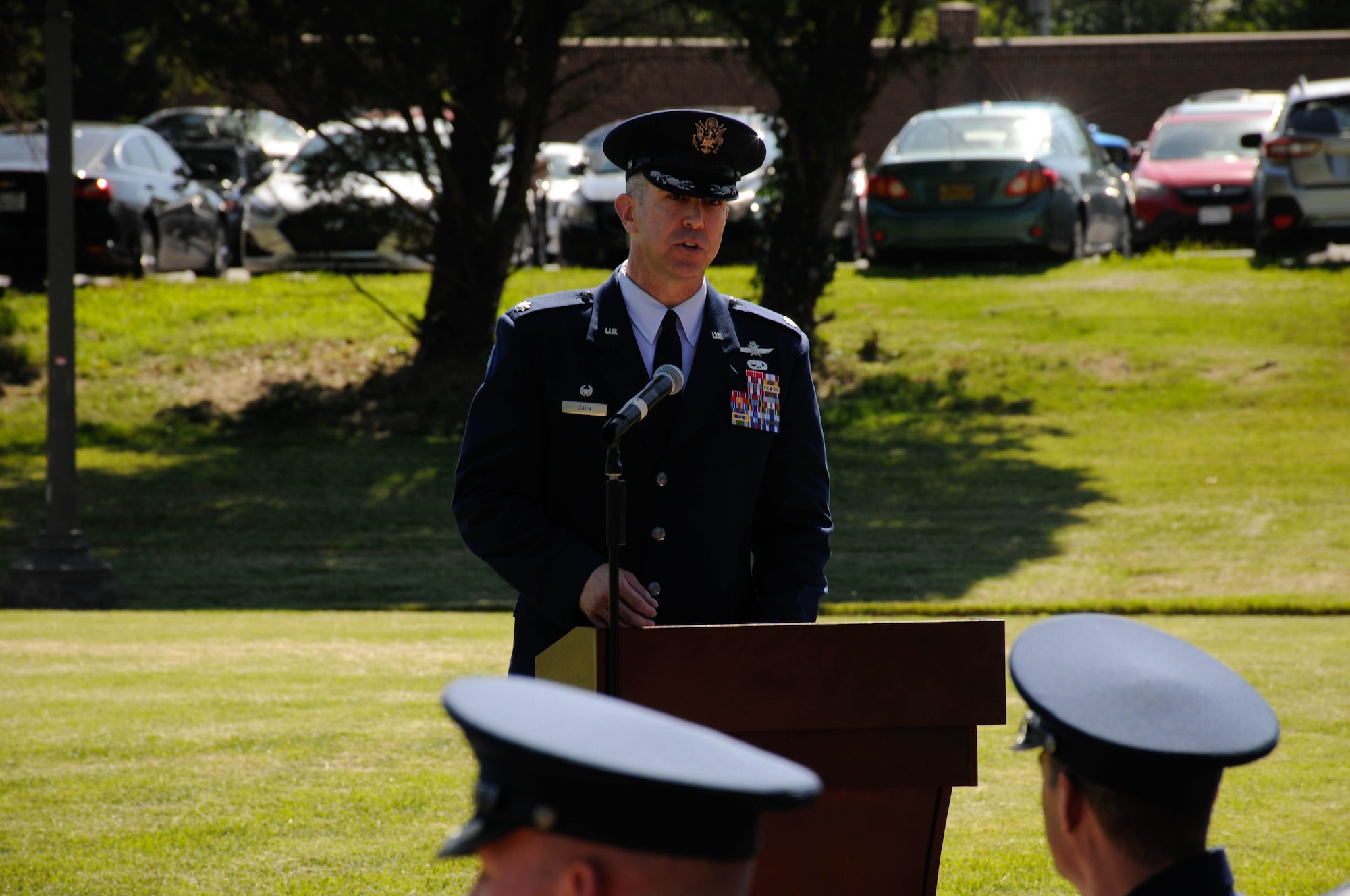 USAF Honor Guard, change of command
