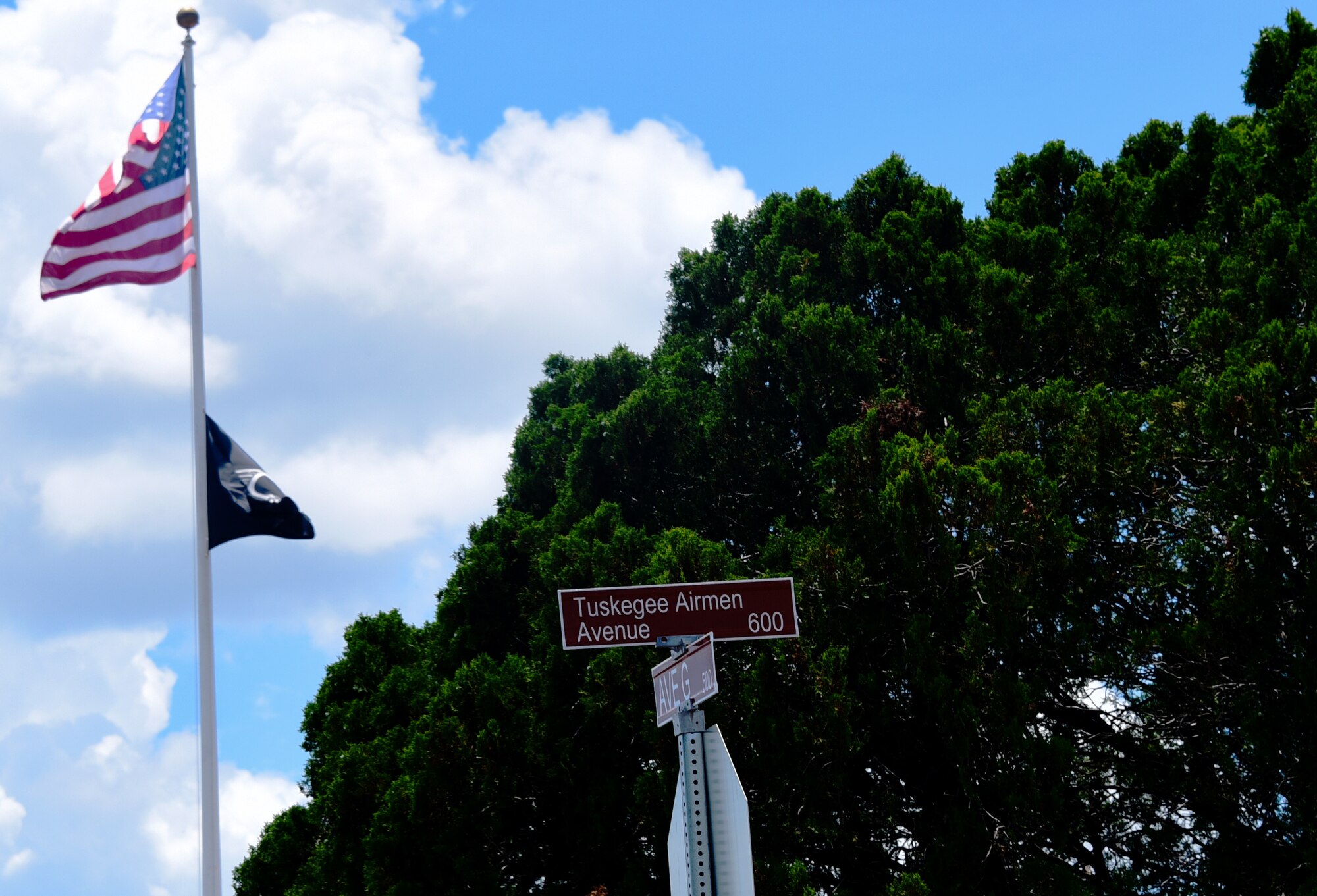 Street naming ceremony at Sheppard Air Force base honors the Tuskegee Airmen