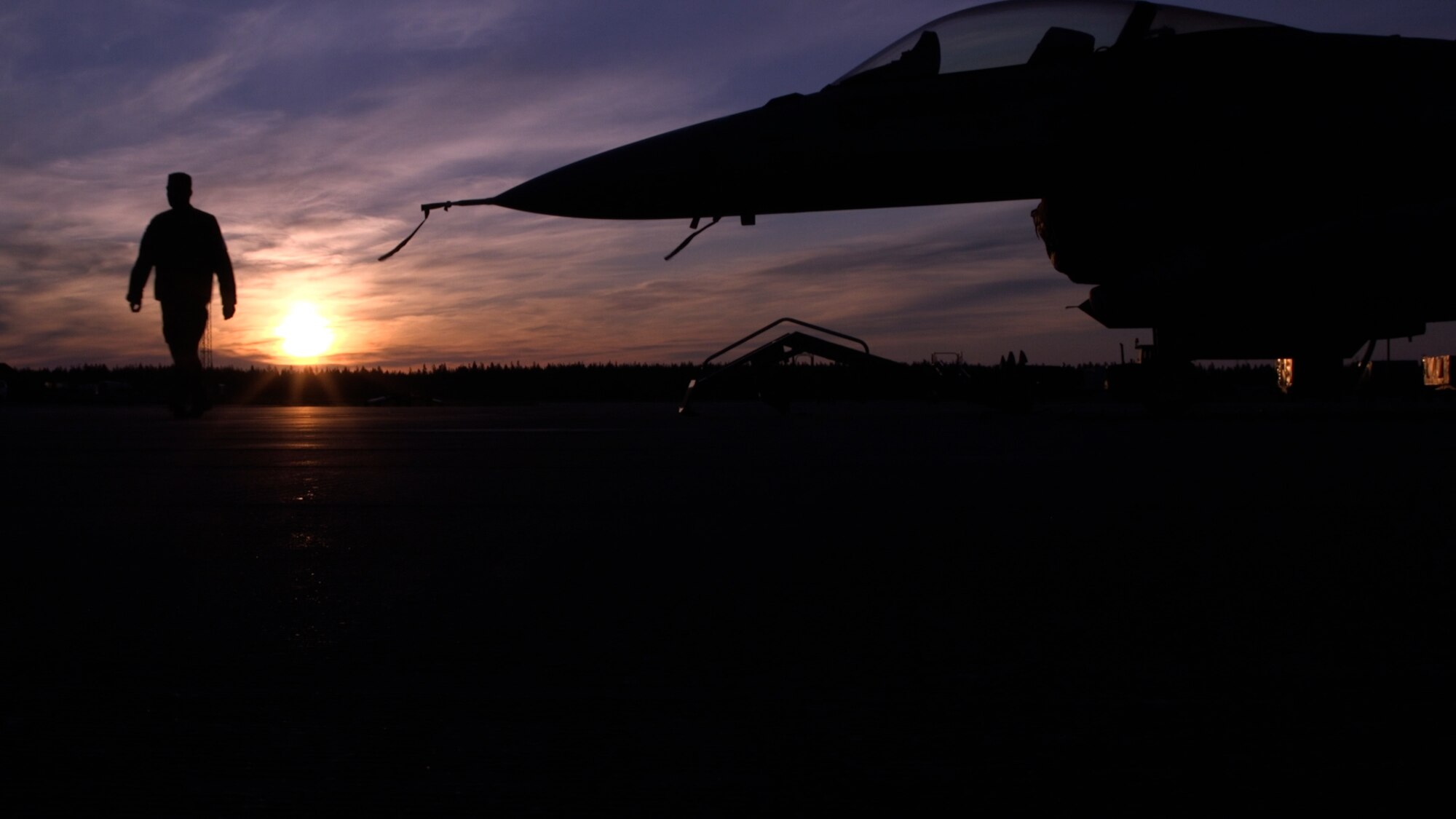 Airmen work during exercise Arctic Challenge 21