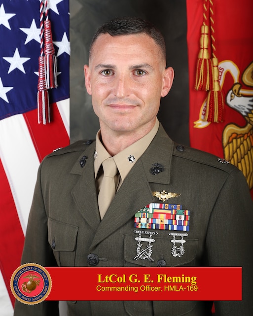 Lieutenant Colonel G. Eric Fleming > 3rd Marine Aircraft Wing > Biography