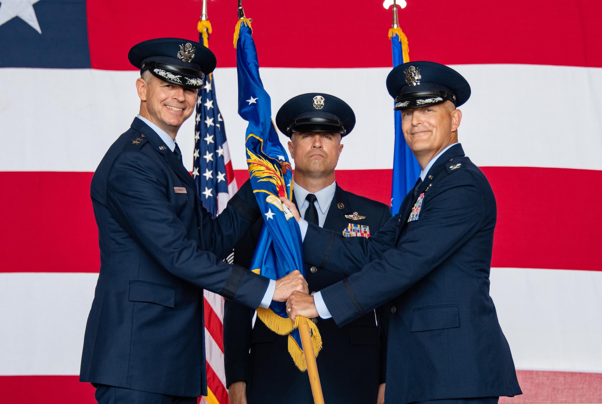 97th AMW change of command