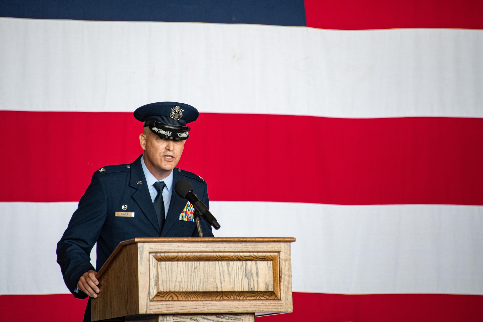 97th AMW change of command