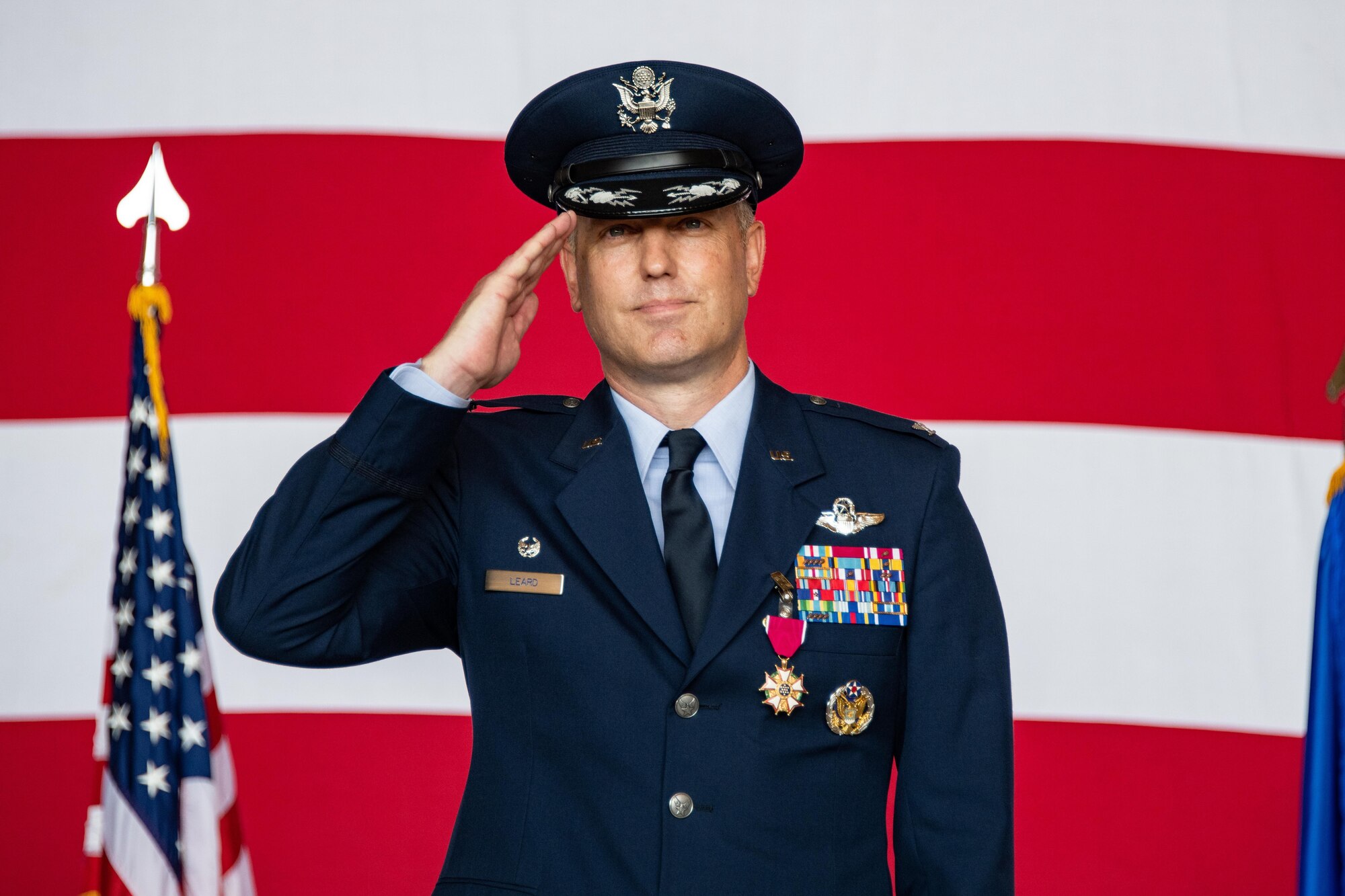 97th AMW change of command