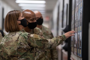 CMSgt Bass tours Edwards AFB