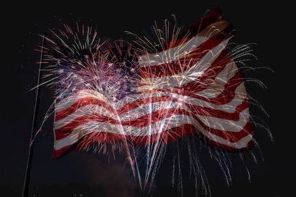 III Marine Expeditionary Force celebrates Independence Day at Okinawa, Japan, July 4, 2020. (U.S. Marine Corps photo illustration by Lance Cpl. Francesca Landis)