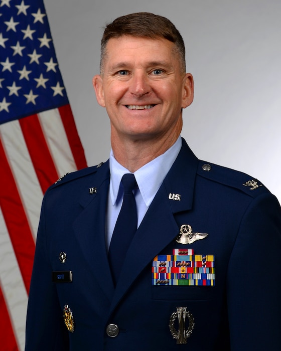 An official photo of U.S. Air Force Col. Derek B. Routt