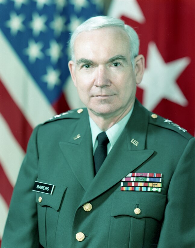 A portrait of LTG Donald M. Babers