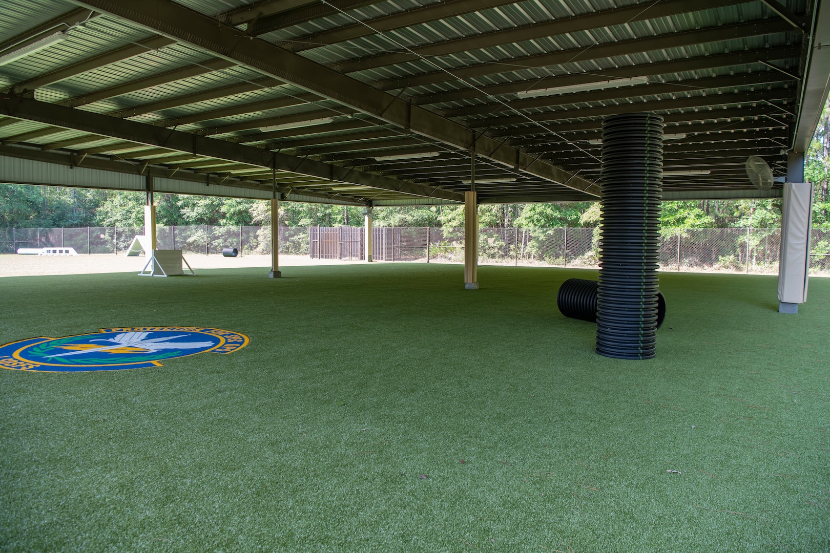 1st Special Operations Security Forces Squadron canine training area at Hurlburt Field, Florida.