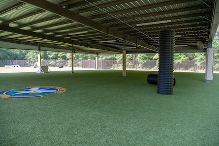1st Special Operations Security Forces Squadron canine training area at Hurlburt Field, Florida.