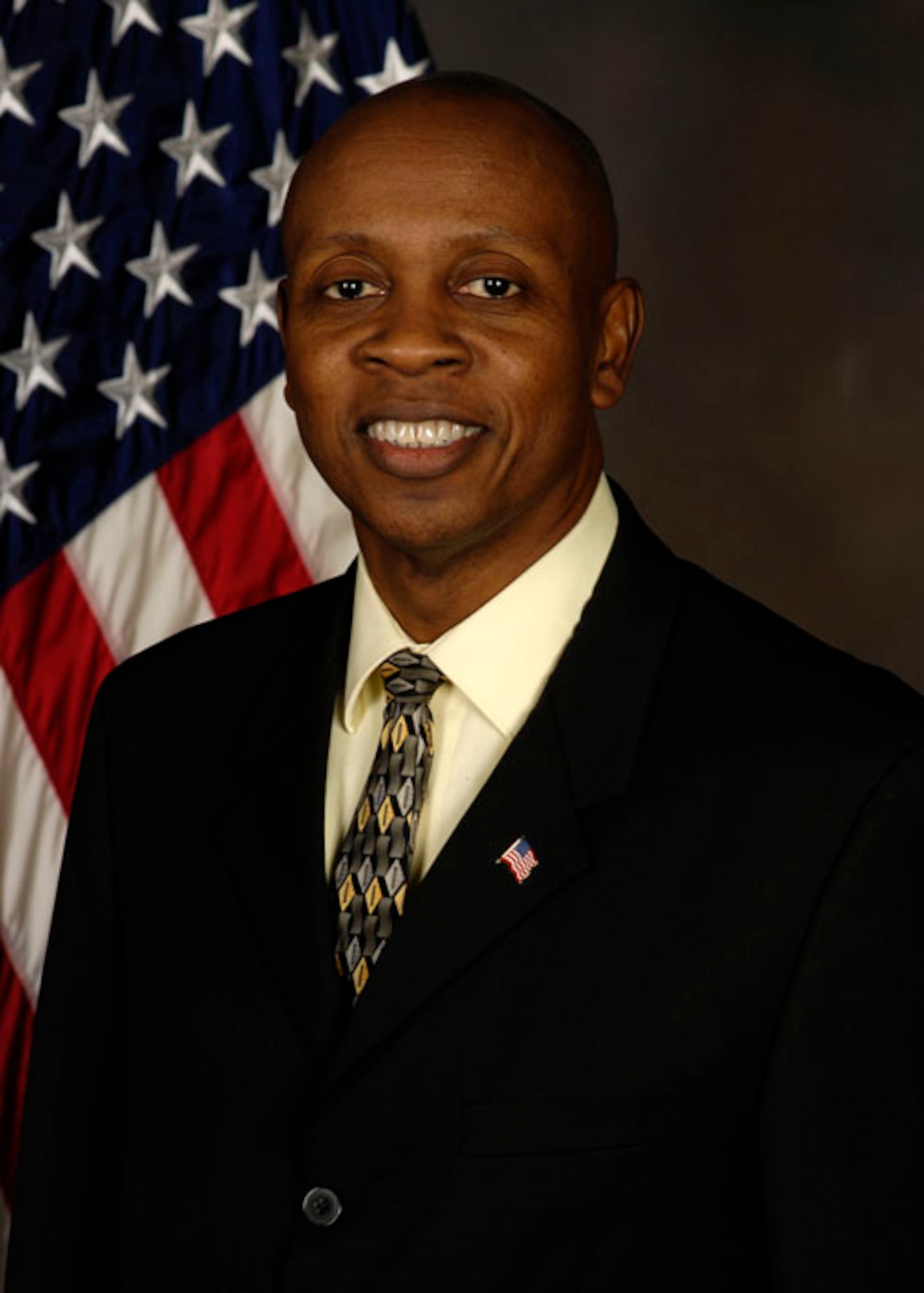 Dr. Edmund Moore, a senior engineer with AFRL's Aerospace Systems Directorate, smiles for his official portrait at Wright-Patterson Air Force Base, Ohio. Moore was nominated for the AFMC 2021 National Public Service Award. (Courtesy photo)