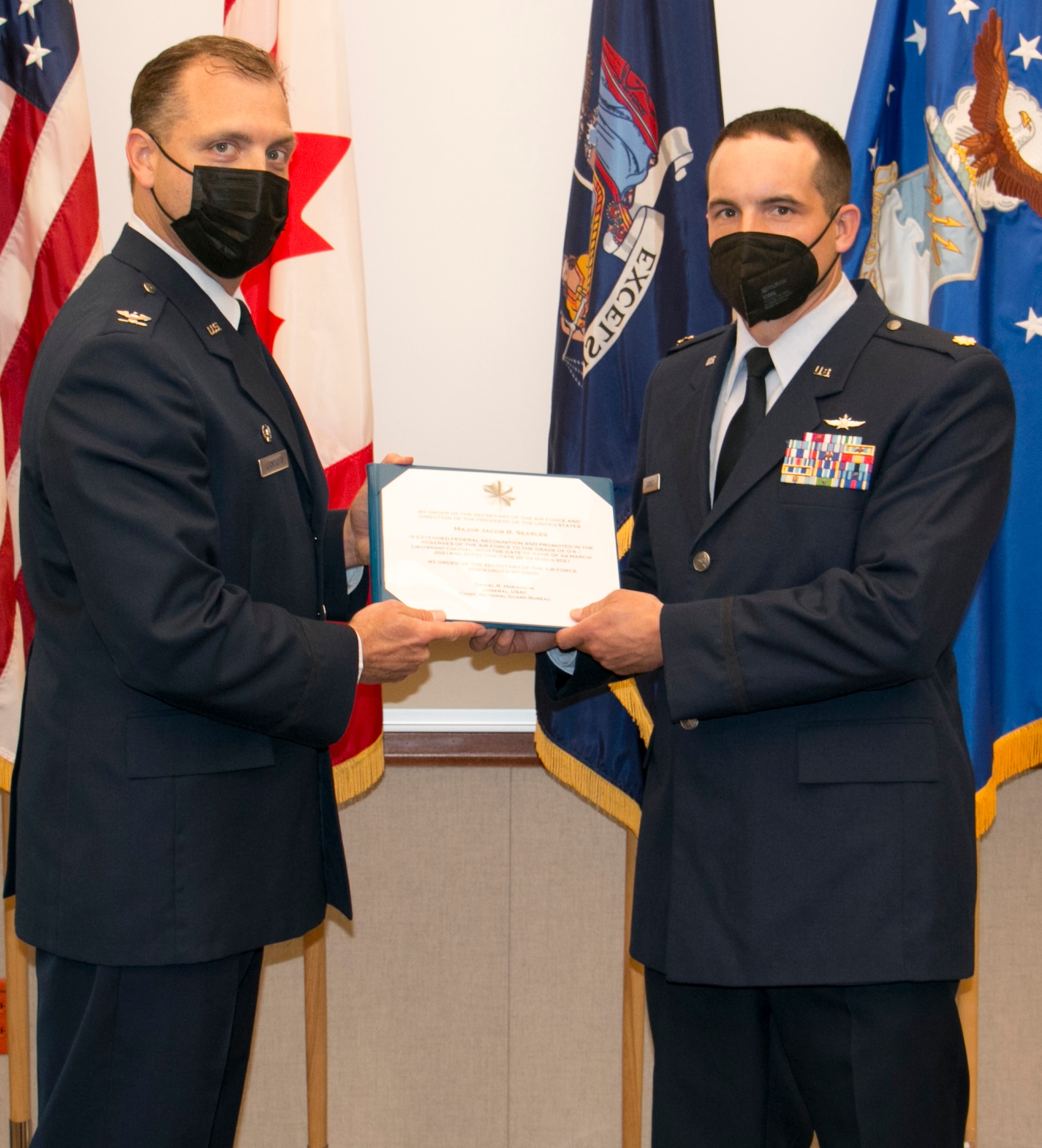 Searles promoted to lieutenant colonel