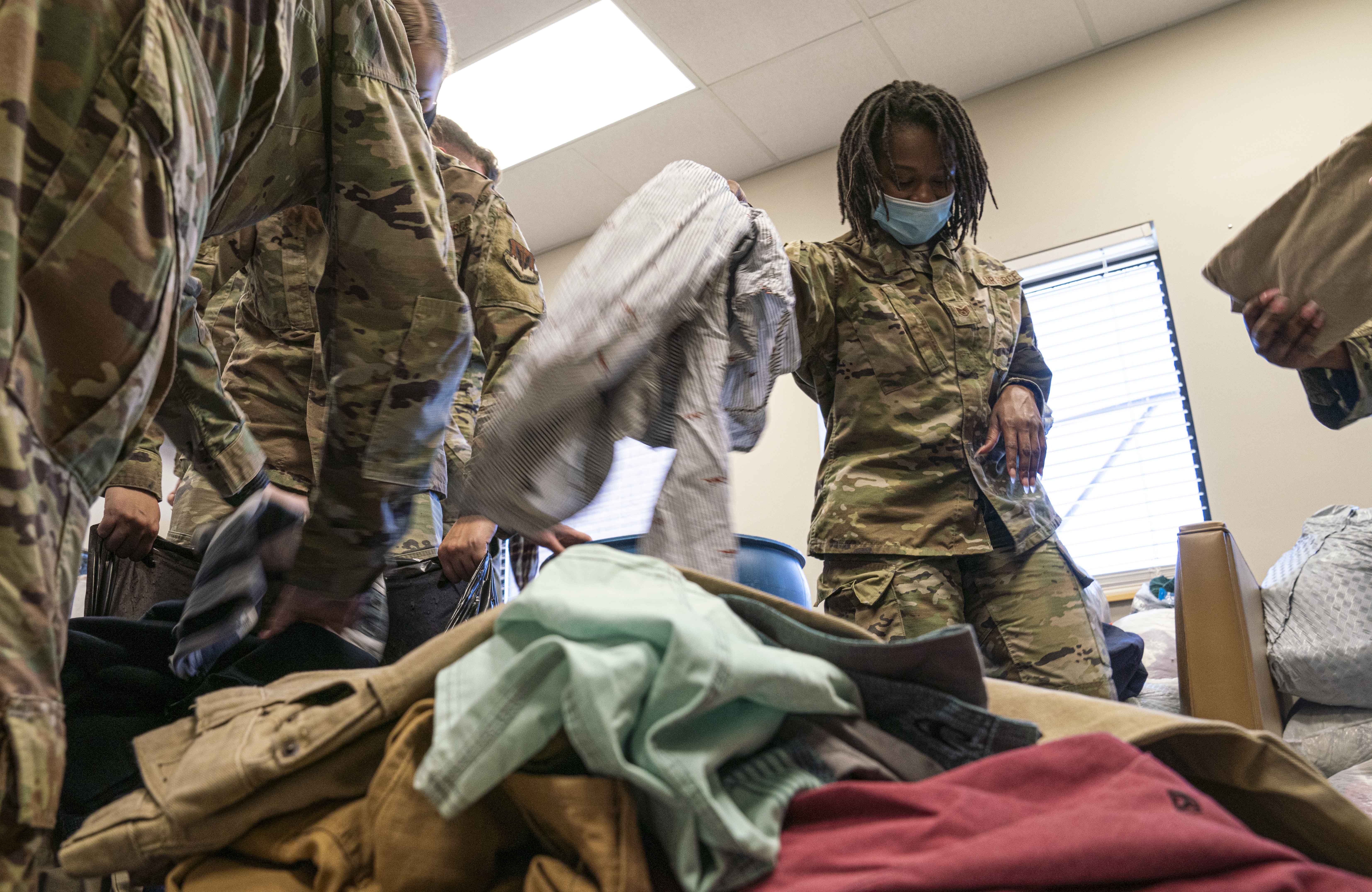 Hunters donate clothing to Vegas shelters > Creech Air Force Base