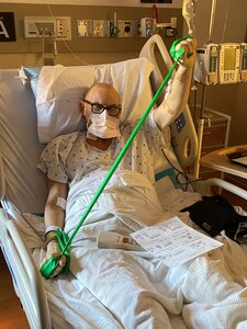In March 2021, Lawson recovers just two days after liver transplant surgery at MedStar/Georgetown Hospital, District of Columbia