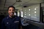 CAPE MAY, N.J. - Senior Chief Petty Officer Frederick Clay, a Recruiter School instructor, teaches virtual modules to prospective recruiters, June 24, 2021, at Training Center Cape May.

Recruiter School has been held virtually since early 2020 due to COVID.

U.S. Coast Guard photo by Chief Warrant Officer 2 Timothy Tamargo