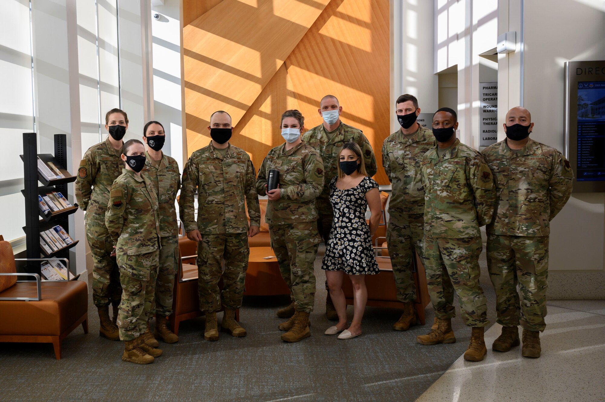 A group photo of the OMRS standing in the Medical Group.