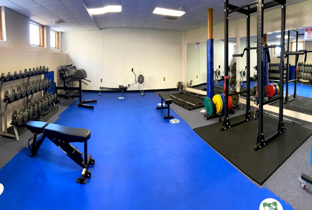 Fitness room featuring cardio equipment - i.e., treadmills, ellipticals and recumbent bikes.