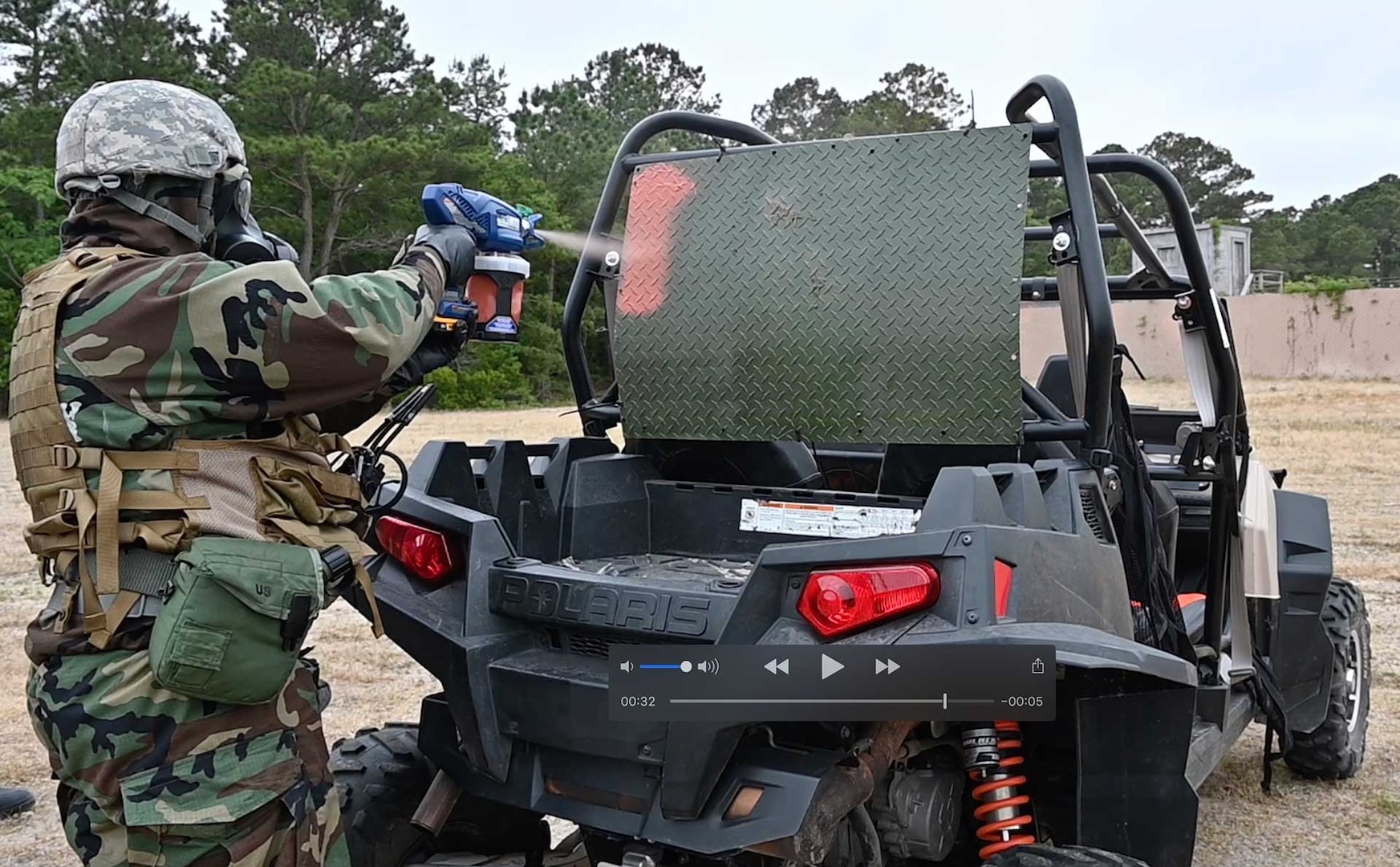 Uniformed personnel representing the U.S. Joint Forces, participated in the Defense Threat Reduction Agency’s (DTRA), 2021 Chemical and Biological Operational Analysis (CBOA) at the Joint Expeditionary Base Little Creek – Fort Story, Va., from 24-28 May 2021.