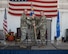 A photo of Airmen during a ceremony