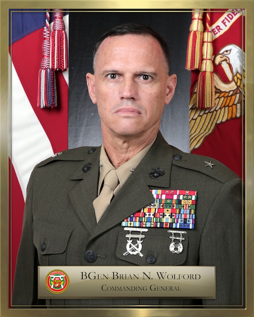 Brigadier General Brian N. Wolford 3d Marine Logistics Group