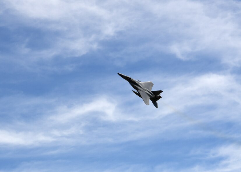 The 104th Fighter Wing held a four day Readiness Exercise June 10 - 13 at Barnes Air National Guard Base.  The REX allows all elements of the 104FW to hone their skills in support of both the State and Federal mission, ensuring the highest degree of readiness to respond to a mission at a moments notice.   The 104 Maintenance Group Airmen changed out a simulated flat tire on an F-15C after it landed.  (U.S Air National Guard Photos by Master Sgt. Lindsey S. Watson)