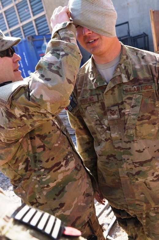 Stribling, a member of the Louisville, Ky. based 123rd Aerial Port Squadron, is currently serving on his second deployment.