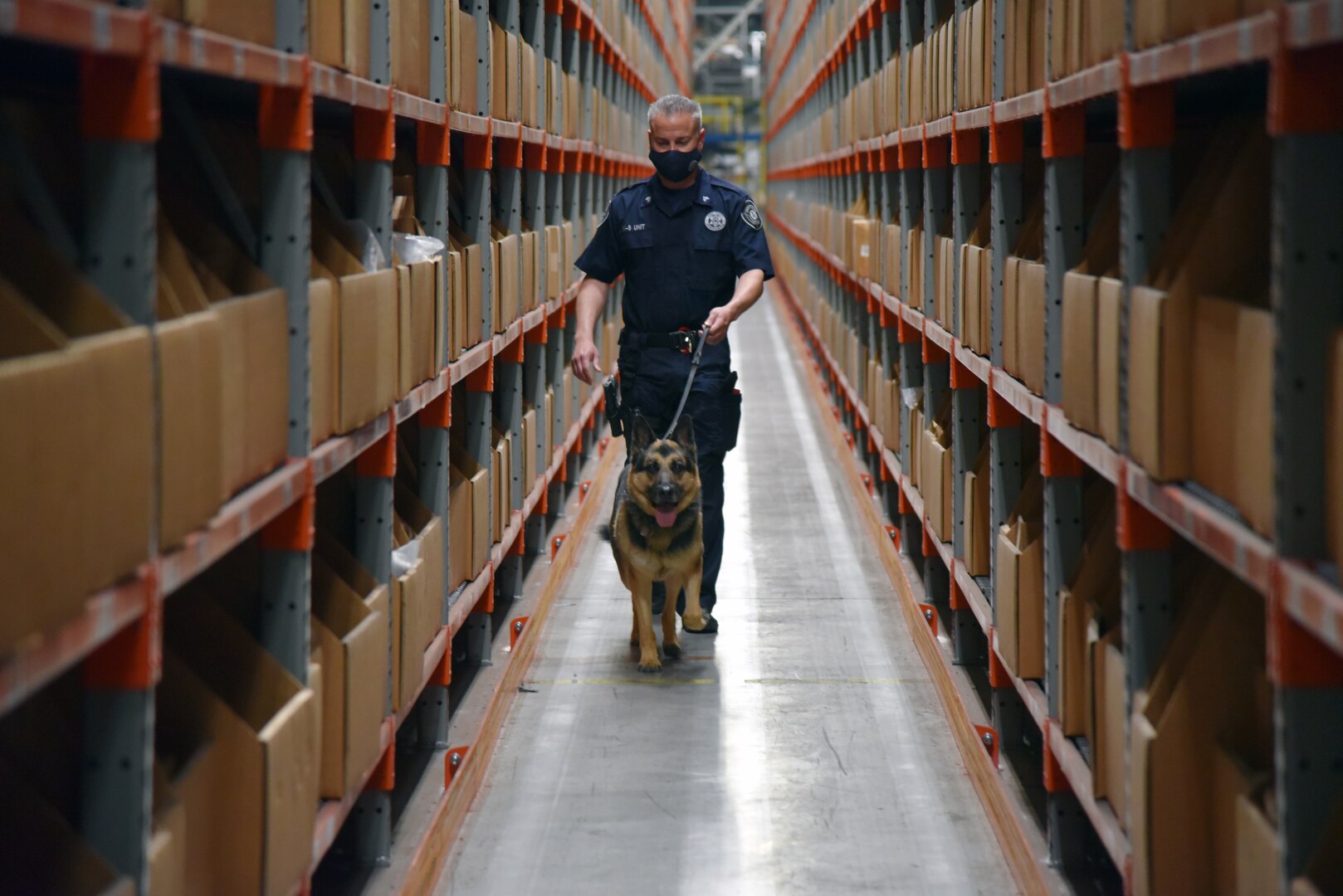 DLA police and local counterparts conduct canine focused force protection measure at DLA Distribution Susquehanna