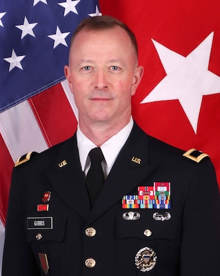 Brig. Gen. Kirk E. Gibbs Official Photo 7 July 2021