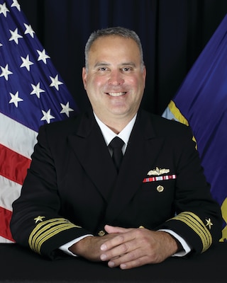 PENSACOLA, Fla. (May 17, 2021) Official portrait of Capt. Robert T. Stockton. (U.S. Navy photo)