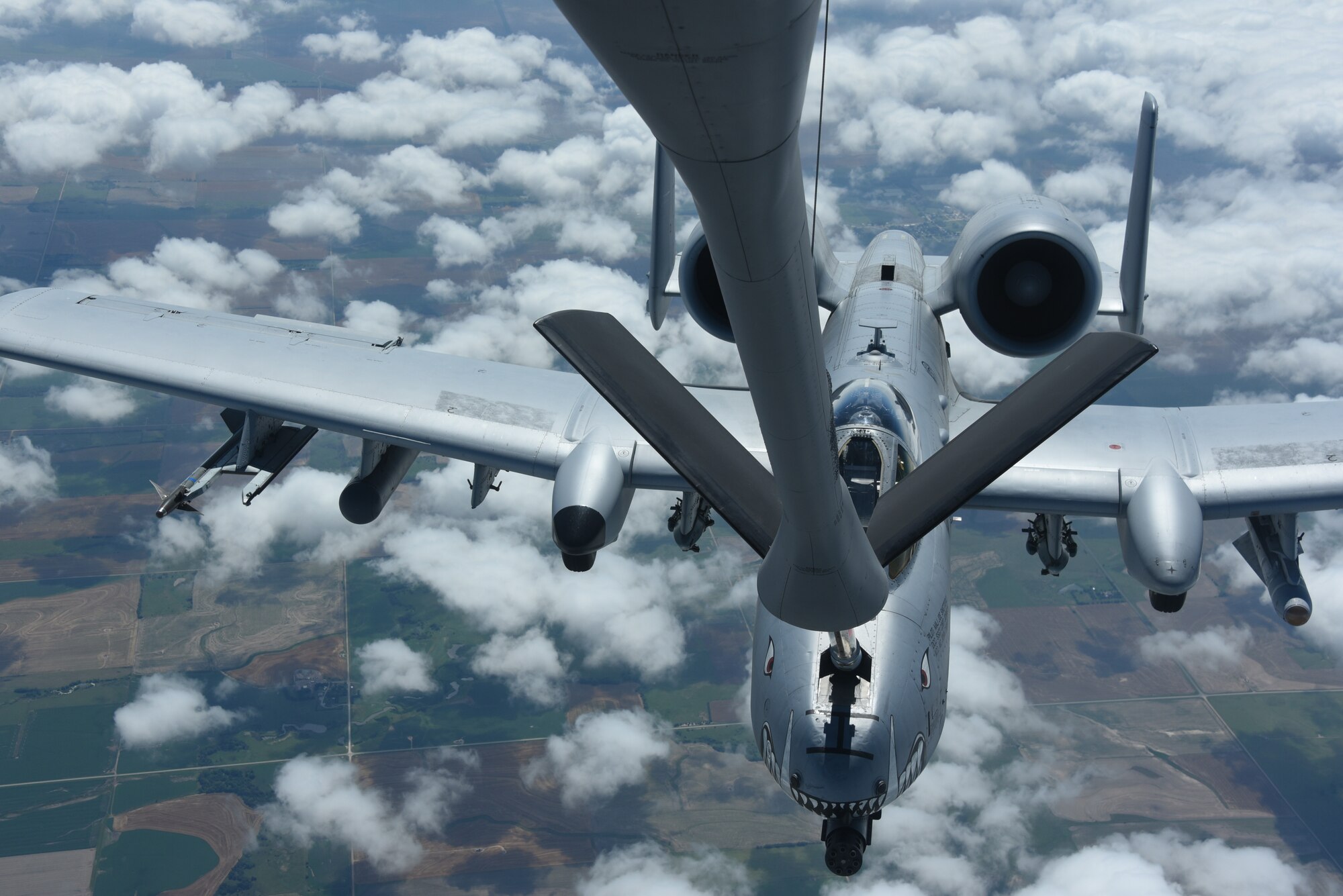 A-10 receiving fuel