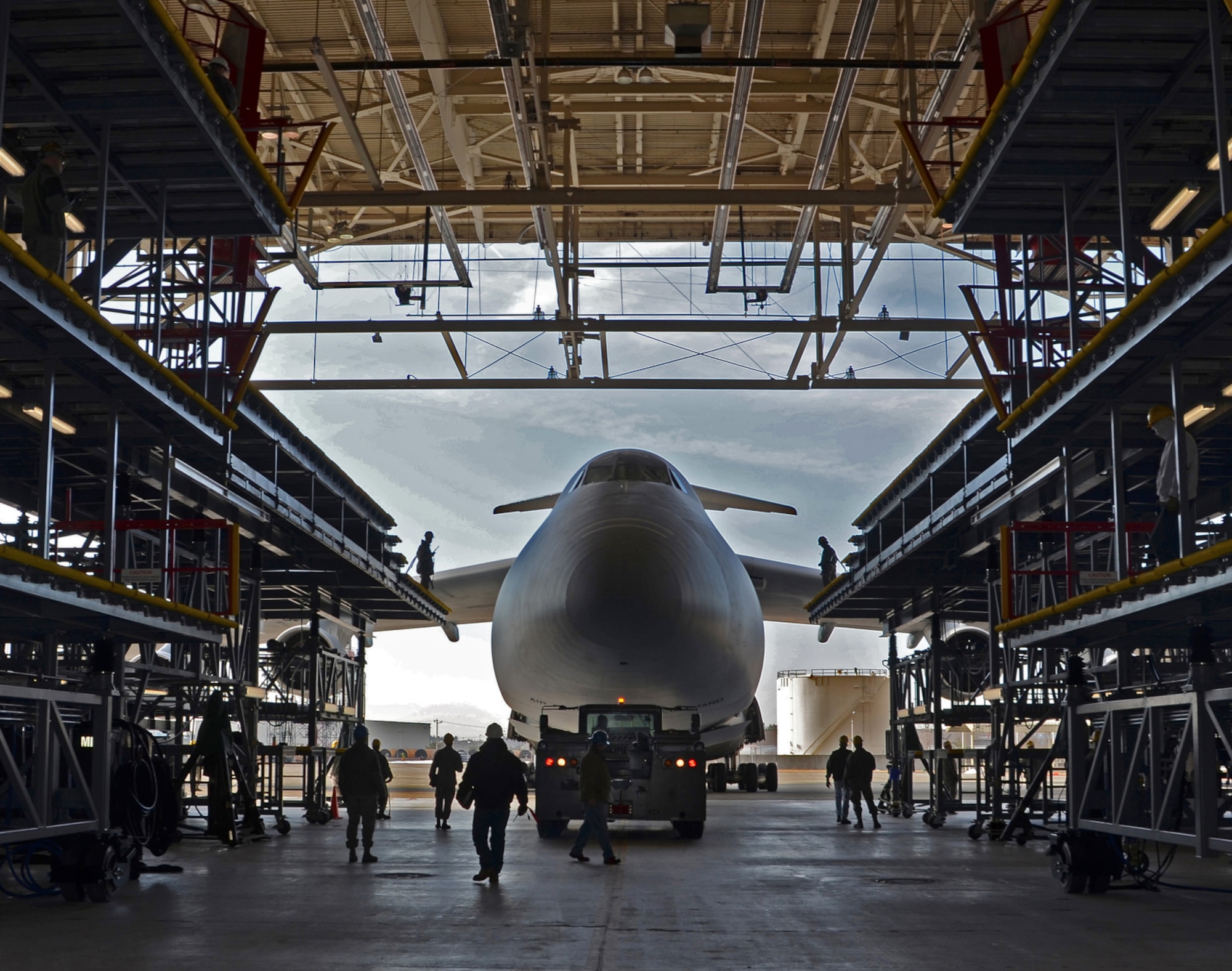 Westover Air Reserve Base, Mass., received new Regional Isochronal dock received on January 31, 2012. Westover continues to be the location -- one of only three in the Air Force -- of a regional isochronal inspection dock responsible for keeping the aircraft in the fight. (U.S. Air Force photo/SrA. Kelly Galloway)