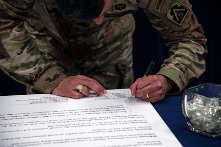 Signing proclamation