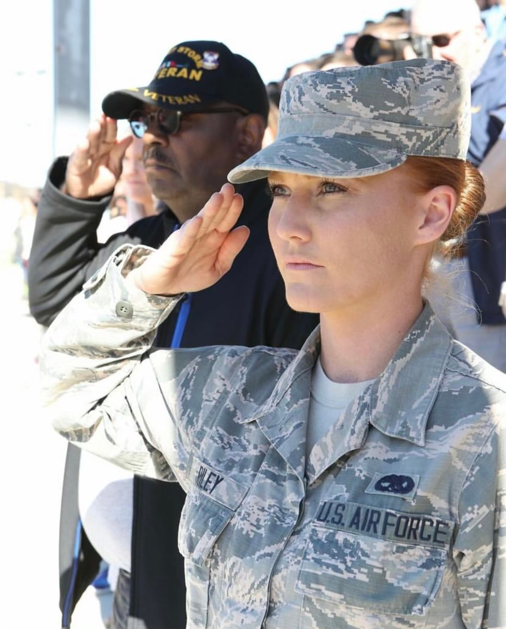 Staff Sgt. Kristy L. Riley, 924th Maintenance Squadron, Davis-Monthan Air Force Base, Arizona, poses for a photo.