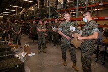 ACMC visits Marines and Sailors with 2nd Marine Logistics Group
