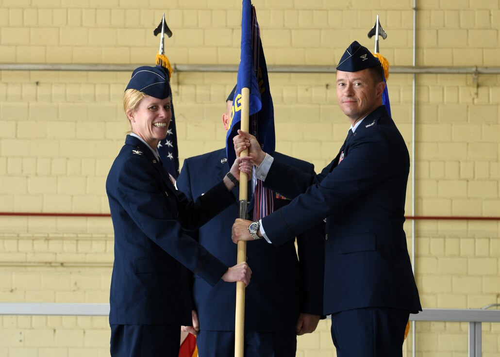 A photo to go with a 55 MDG change of command story.