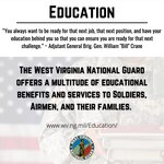 Graphic on education benefits and services.