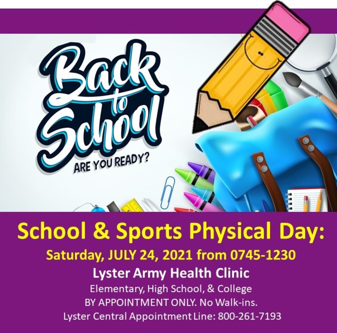 School & Sports Physical Day