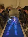 Students in the METC Radiologic Technologist program utilize the touch interactive 3D rendering system on the anatomage table to view the cardiovascular system.