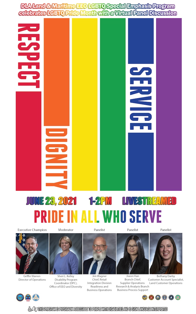 History of June's recognition as LGBT Pride Month > Defense Logistics  Agency > News Article View