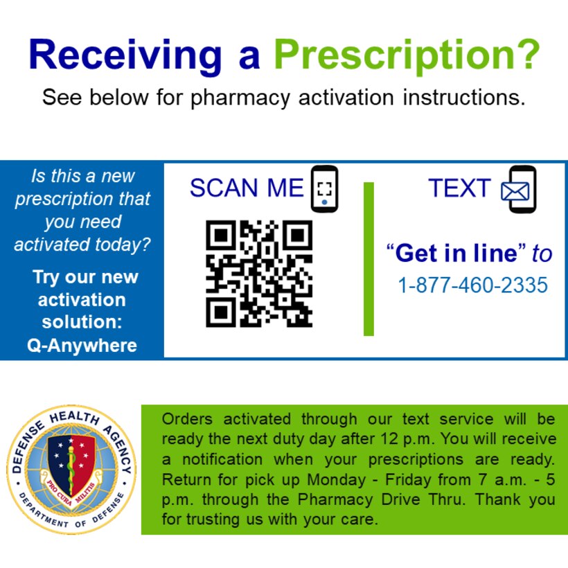 Q-Anywhere Prescription Activation Flyer