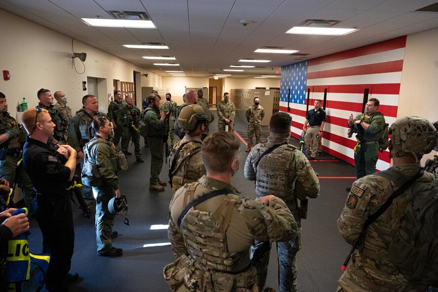 The training event consisted of three scenarios in which every agency got to experience different real-world situations they could possibly encounter.