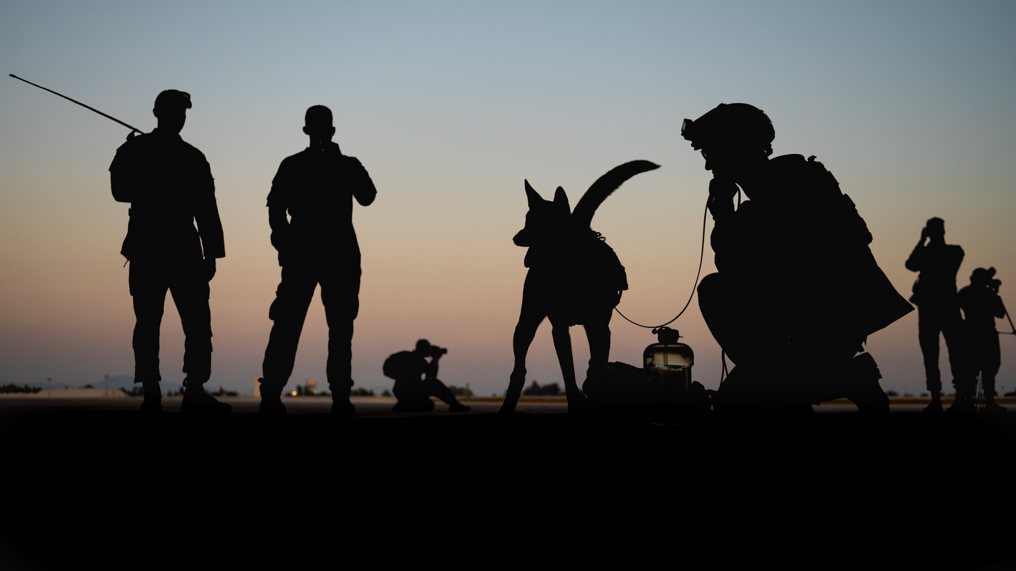 39th SFS partners with U.S. Soldiers to conduct first joint K-9 helicopter training