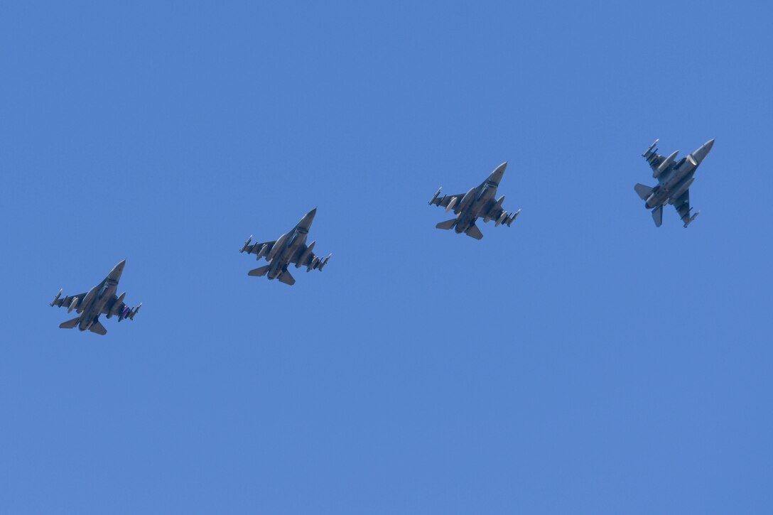 F-16 arrives in Bulgaria for Thracian Star 21