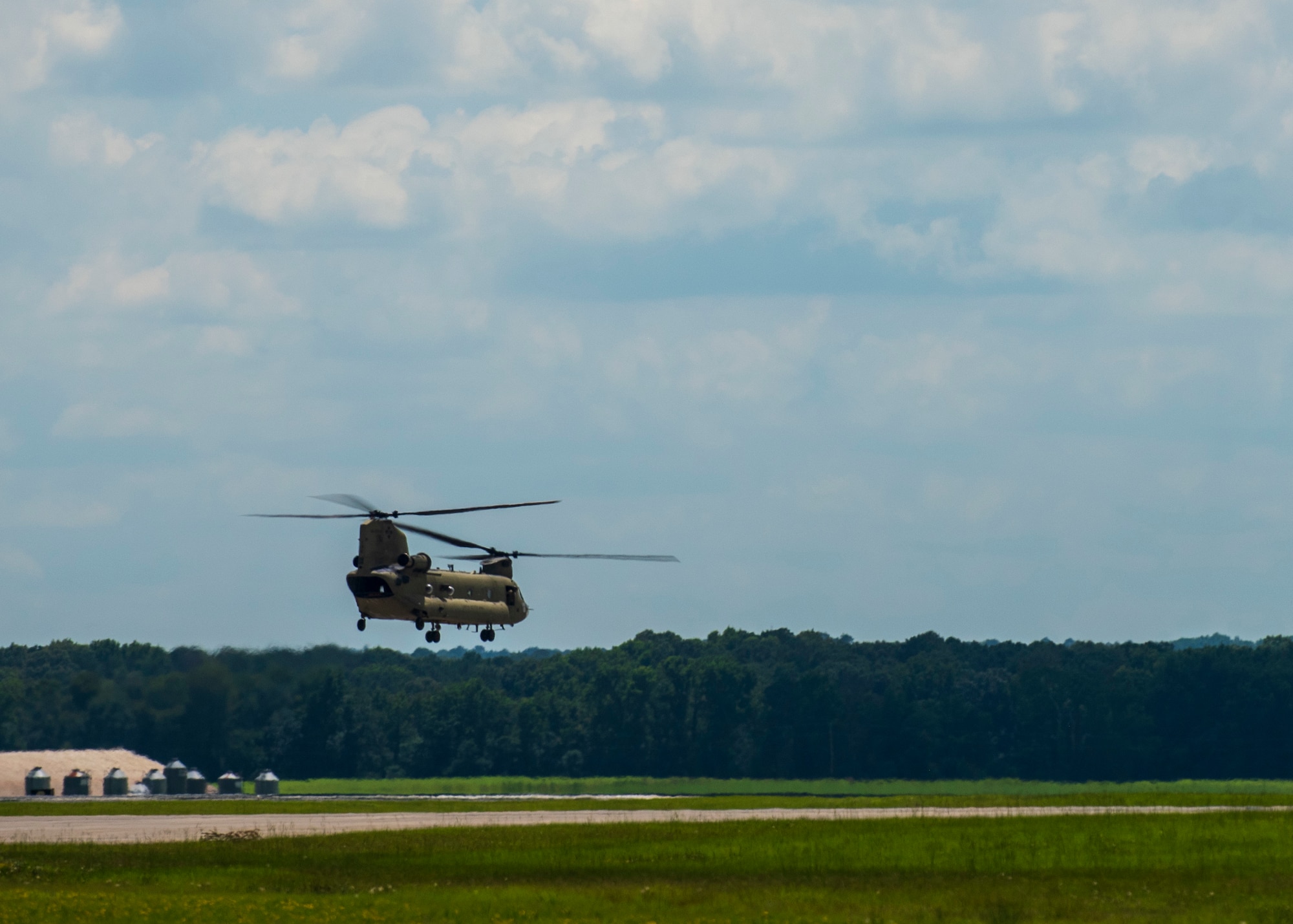 U.S. Army CH-47F Chinooks were delivered to SJAFB to be reassembled by soldiers and fly back to Fort Bragg after three years downrange.