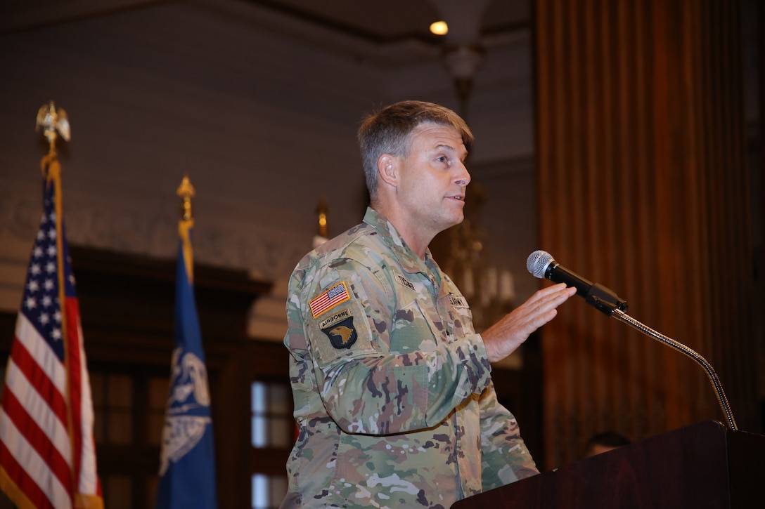 BG Thomas J Tickner, Commanding General of the North Atlantic Division, presided over the USACE Philadelphia District Change of Command ceremony on July 9, 2021.