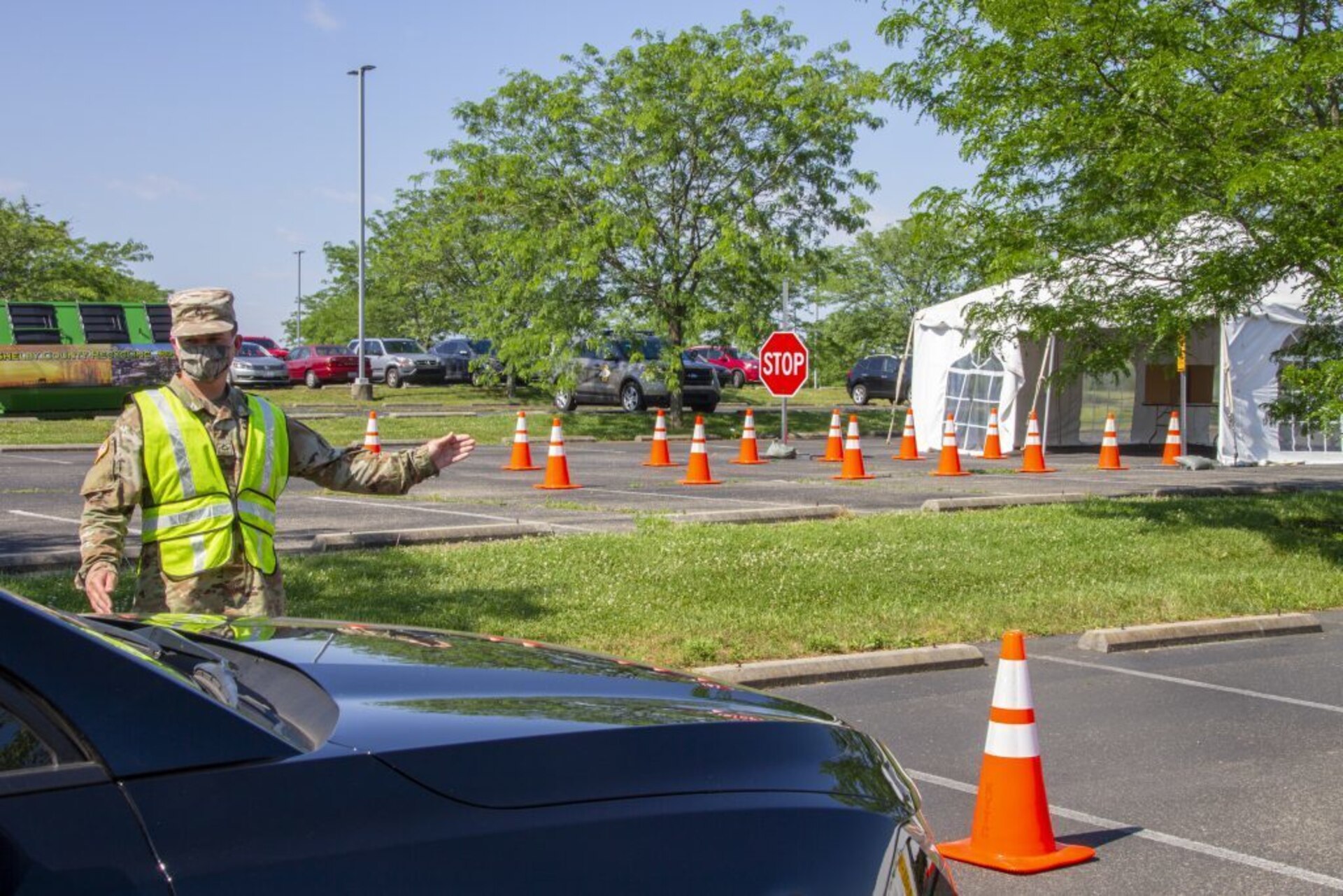 Shelbyville Drive Thru COVID-19 Test Site 2020