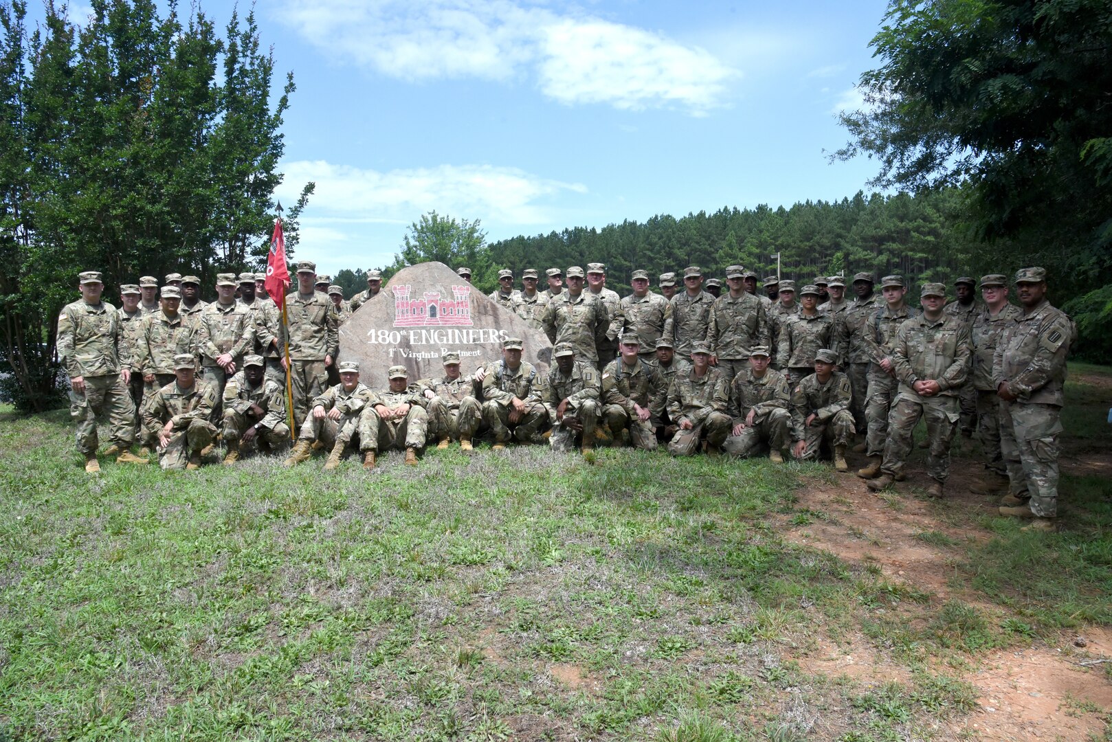 More than 50 Virginia National Guard Soldiers assigned to the Powhatan-based 180th Engineer Company, 276th Engineer Battalion, 329th Regional Support Group are supporting the Arkansas National Guard during a training rotation July 10 - Aug. 3, 2021, at the Joint Readiness Training Center in Fort Polk, Louisiana.