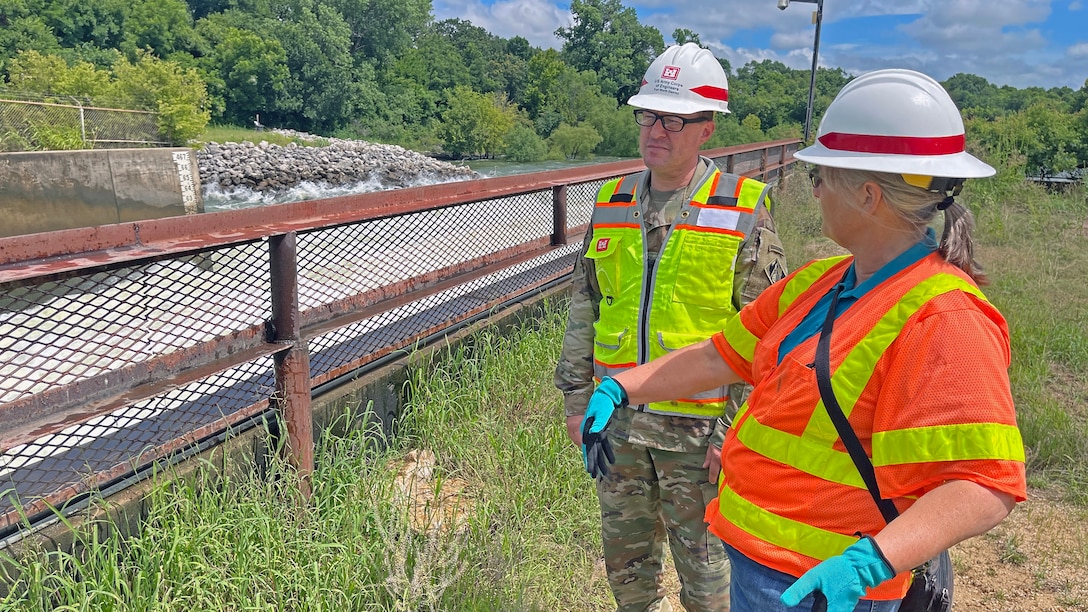 Commander Update on Lewisville Dam Safety Modification Project